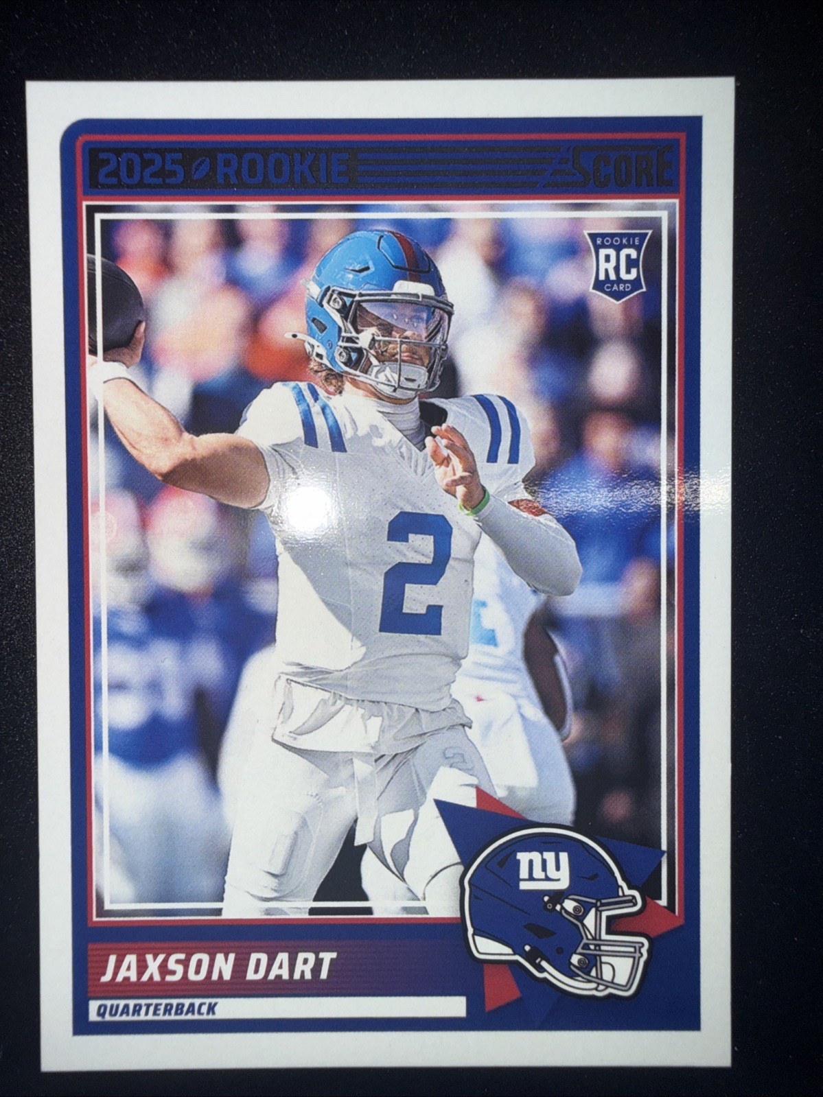 2025 Score - Rookies Jaxson Dart #35 Scorecard (RC)