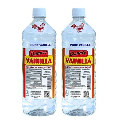 Danncy Vanilla Clear 33.8 fl oz (1L) 2 pack - Fl Oz (Pack of 2), White
