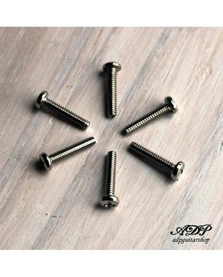 6 Schrauben Mikrofon STRATOCASTER Nickel