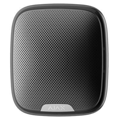 Schwarze AJAX Outdoor Sirene