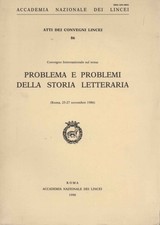 Problema e problemi della storia letteraria - AA.VV. [1990]