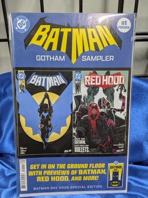 DC comics Batman Day 2025: Batman- Gotham Sampler #1 (recalled Red Hood #1)