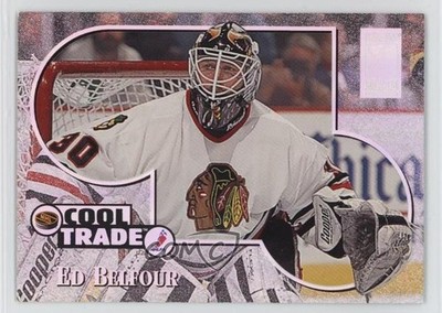 1995-96 NHL Cool Trade Donruss Elite Redemption Refractor Ed Belfour #14 HOF k2t
