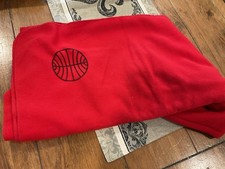 ORIGINAL VINTAGE PAN AM AIRLINES RED BLANKET W/ LOGO