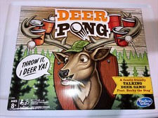 Hasbro Talking Deer Head Pong Game, new in box