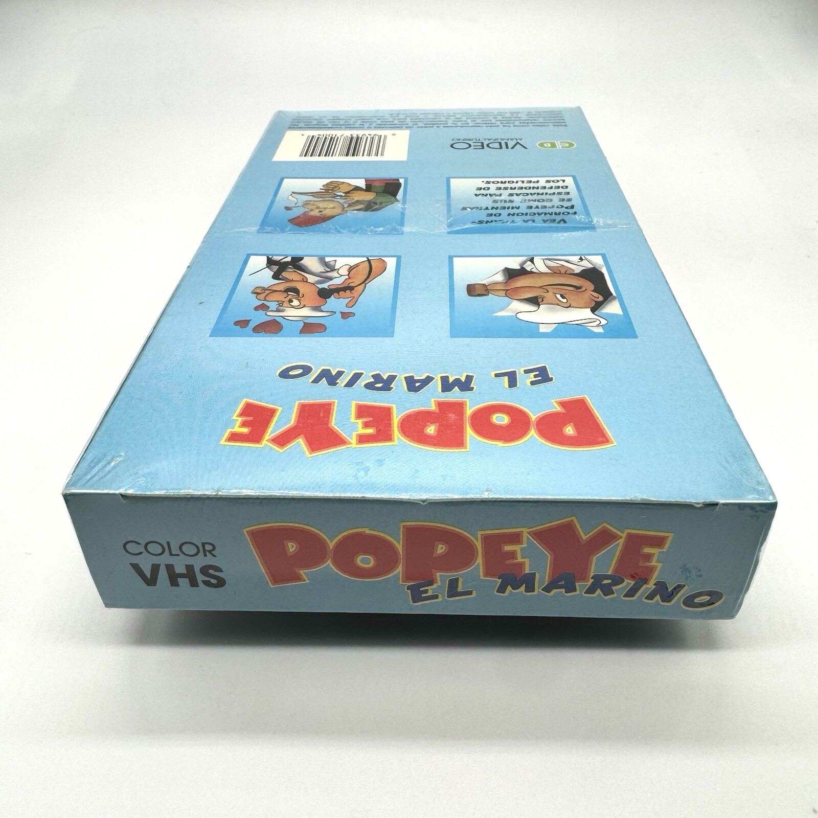 Popeye El Marino VHS New Factory Sealed  1998 Cartoon Spanish Language