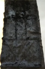Real Rabbit FUR Throw Blanket Whole Fur Skin Fur Rug Leather Pelt 1.8'x3.3'
