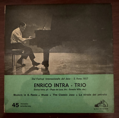 ENRICO INTRA TRIO SAN REMO JAZZ FESTIVAL Italy 1957 Jazz Library EP Unbespielt