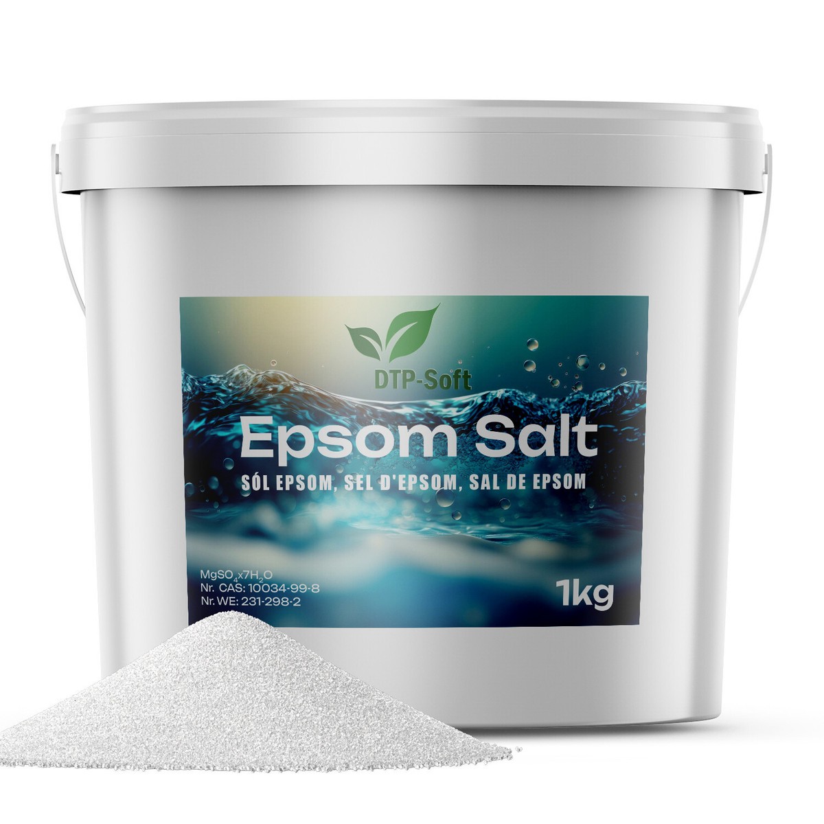 Epsom Salz / Bittersalz 2 Kg – Pharmaqualität, Für Bäder, Entspannung & Pflanzenpflege