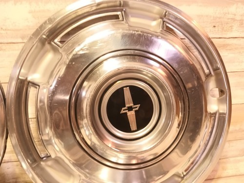 1968-70 Chevy Camaro 14" Hubcaps Wheel Covers GM Used Set Of 4 OEM - Picture 6 of 24