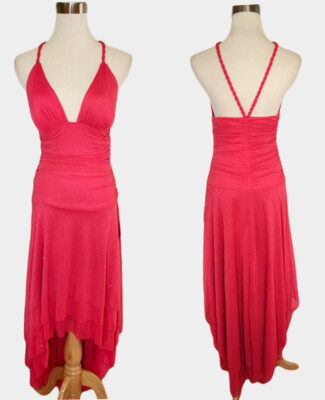 New Nick Verros For Windsor $120 Fuchsia Sleeveless Long Formal Dress Size M