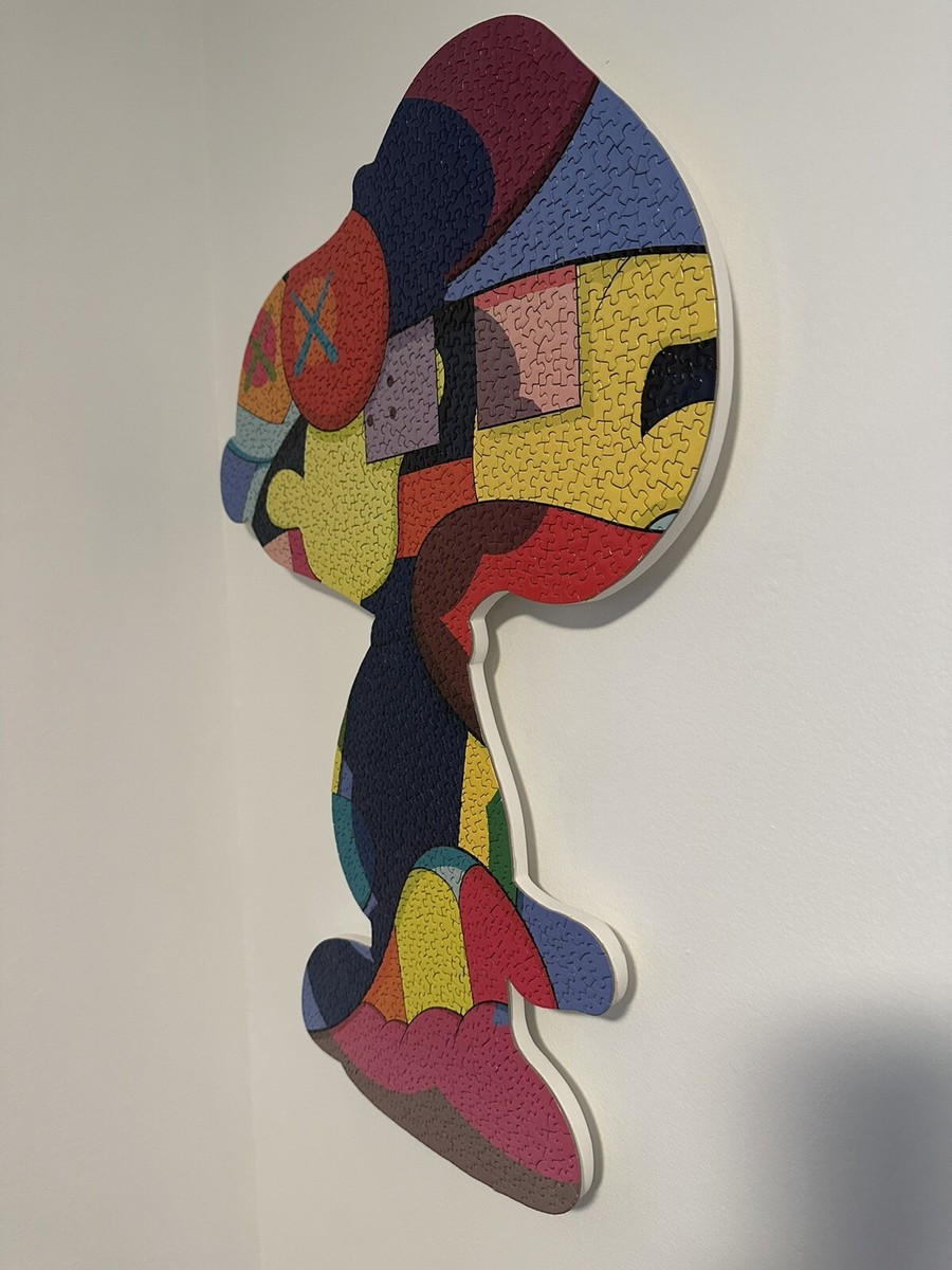 Custom Wood Frame For Kaws Stay Steady/ No Ones Home Puzzles (2
