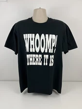 VTG 90s Whoomp! There It Is Black T Shirt Men Size XL Single Stitch Screen Stars