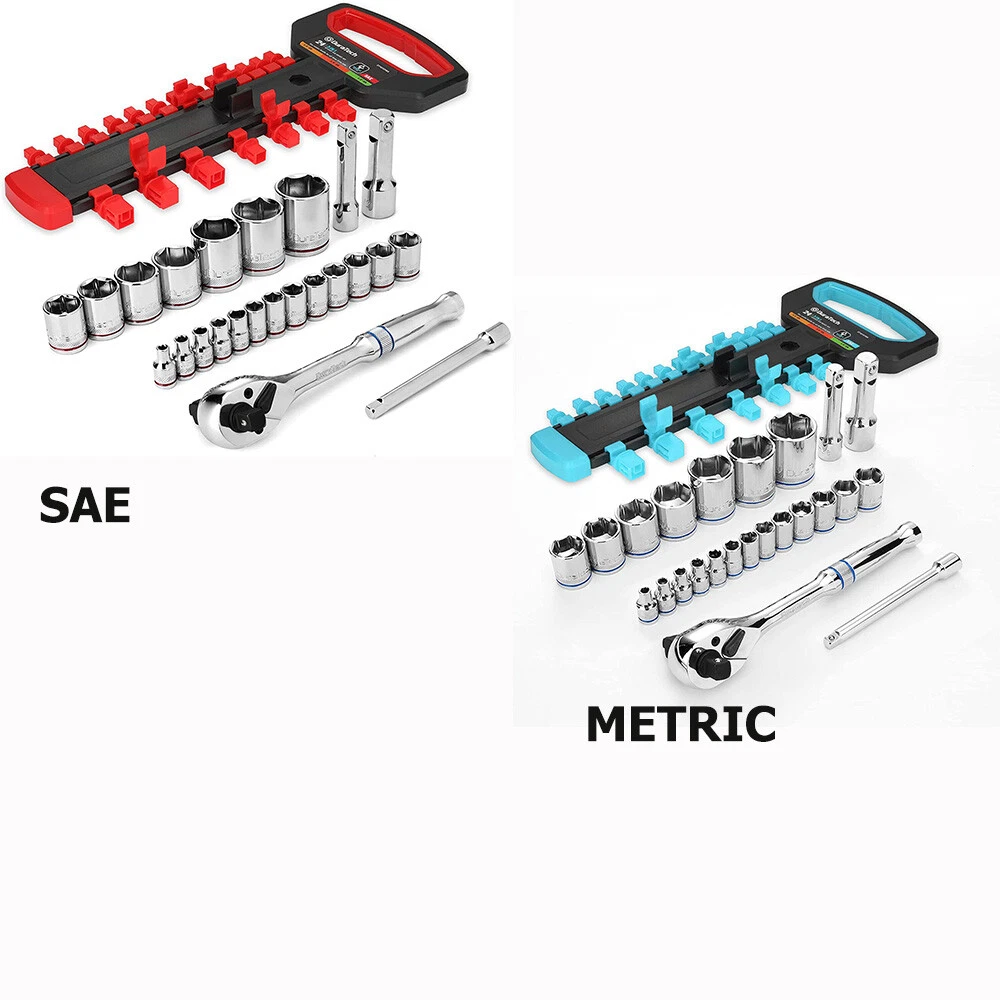 DURATECH 24 Piece Socket Wrench Set 1 4