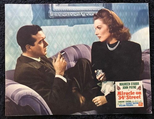 ORIGINAL LOBBY CARDS - MIRACLE ON 34TH STREET - 1947 - set of 8 - Maureen O'... - Picture 3 of 8