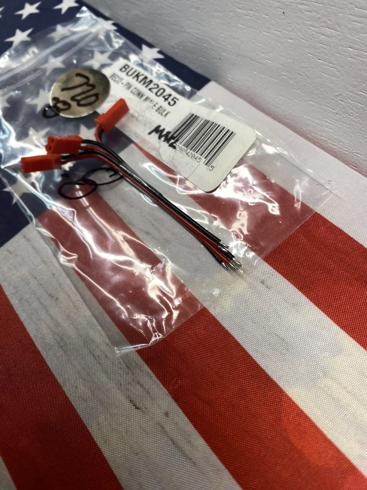 Bulk Program NO.BUKM2045 BEC/2-Pin Male Connector -NEW- - Image 3 of 3