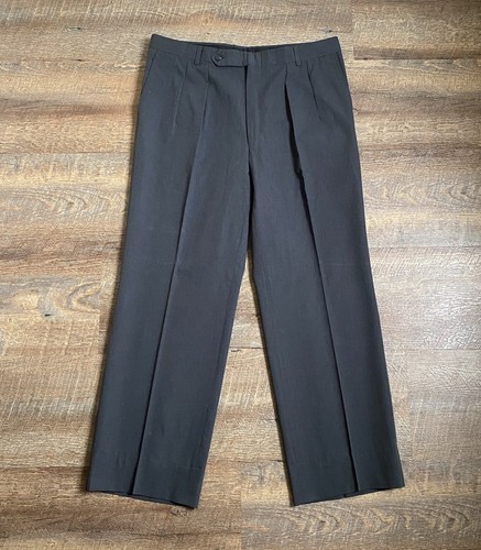 Vintage Brooks Brothers Brooksgate 2 Piece Suit Cotton Charcoal Gray 42R 35 X 29 - Picture 13 of 20