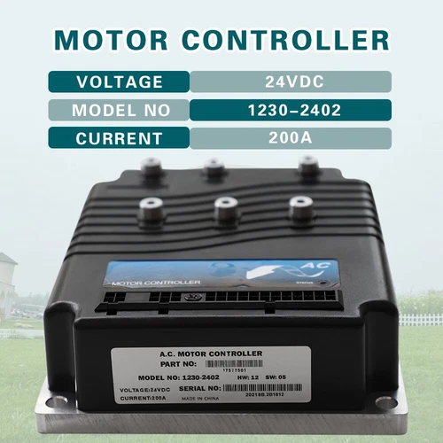 Regolatore programmato 24V 200A 1230-2402 per carrello elevatore Curtis Hyster Toyota - Foto 4 di 8