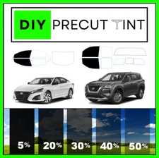 DIY PreCut Premium Ceramic Window Tint Fits NISSAN Rogue 00-24 FRONT TWO Doors
