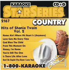 SOUND CHOICE STAR KARAOKE CD G v 2167 HARD TO FIND 8 8 SHANIA TWAIN 16 SONG cdg