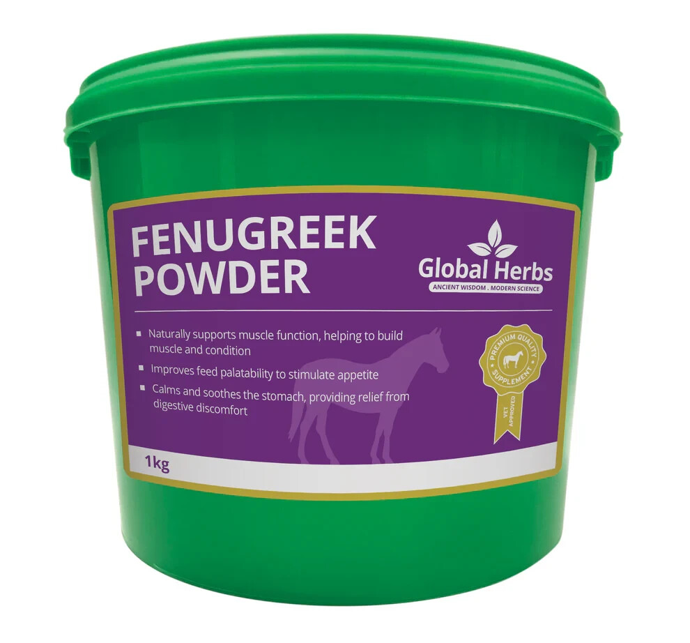 Global Herbs Fenugreek Powder 1kg Horse Supplement