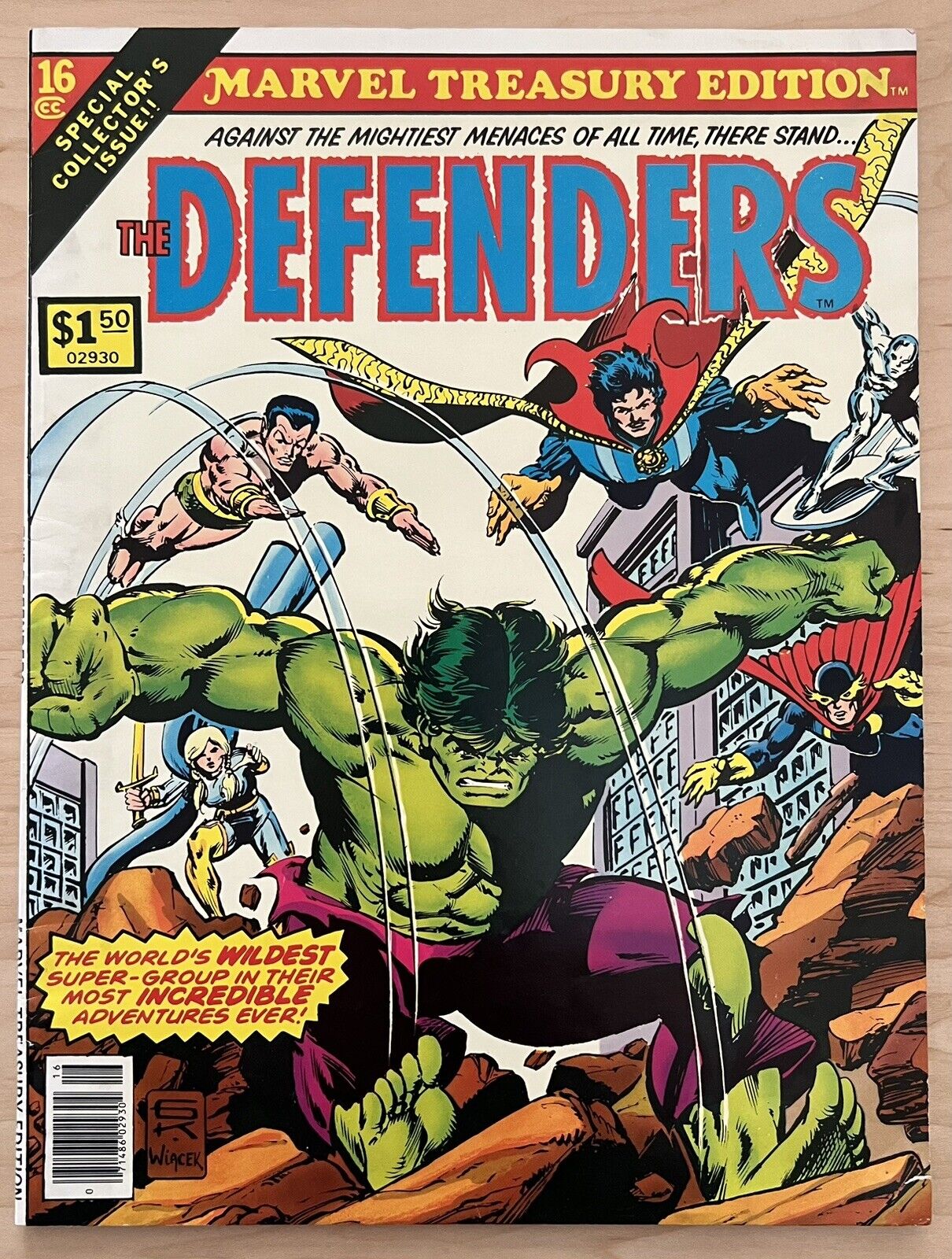 Marvel Treasury Edition #16 - The Defenders (1978) - Marvel Comics - Hulk