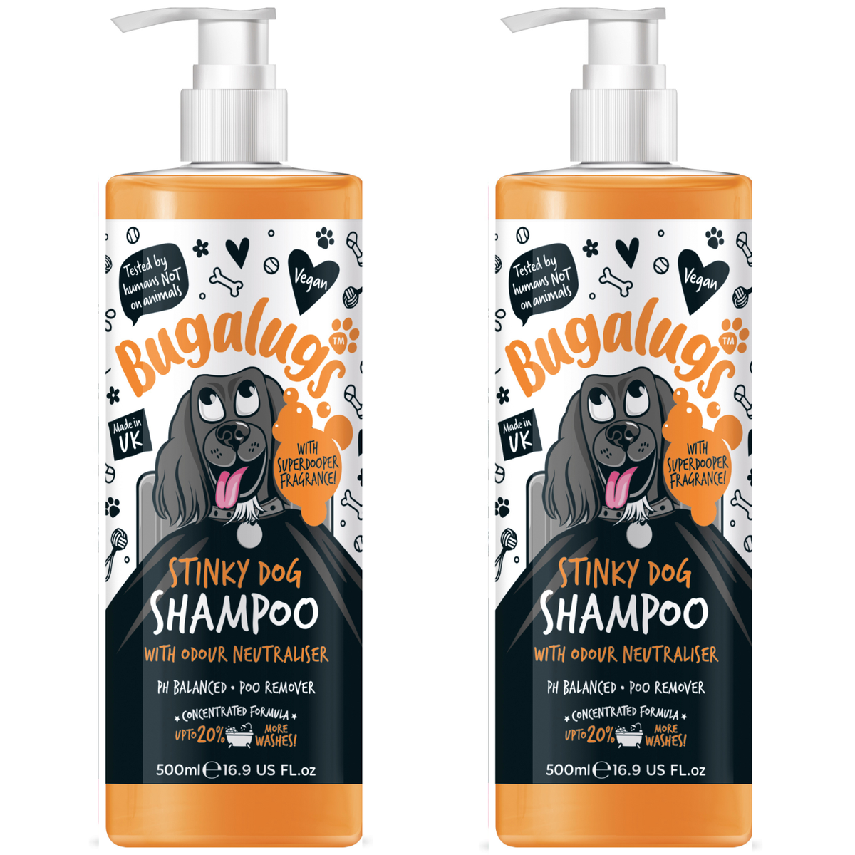 Bugalugs Litre Dog Groomers Shampoo Conditioner Professional