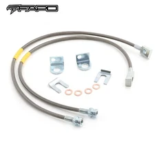 FAPO Front 4-6" Lift Extended Brake Lines Fits Jeep Wrangler YJ TJ 1987-2006