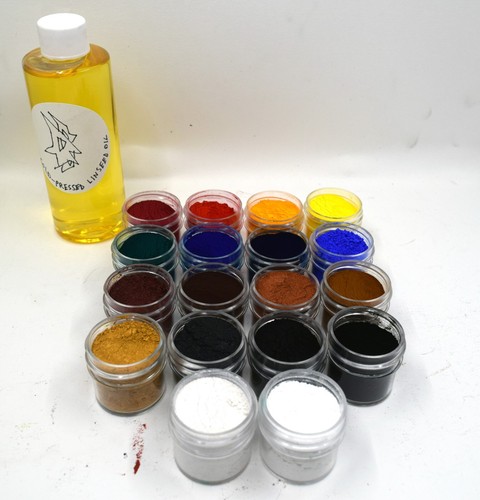 Superior Pigments - Dry Pigment set! - 18 Single Pigments - (1/2 oz. Jars) - Picture 4 of 7