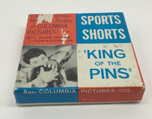 King Of The Pins - Columbia Pictures 8mm Film Spodenki sportowe Kręgle - Zdjęcie 1 z 5