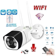 5MP Add-On IP Security Wireless Camera 2-Way Audio Wi-Fi Outdoor Work NVR