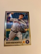 2015 Topps Update Gold Foil US303 Asher Wojciechowski 501/2015 Astros