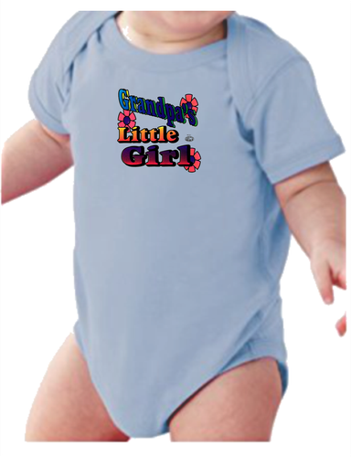 Infant Creeper Bodysuit One Piece T Shirt Grandpa S Little Girl K 503 Ebay