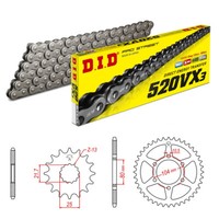 Did X-Ring Kettensatz 520VX3 Passend FüR Kawasaki ER-6N 650 Bj. 2005-2017