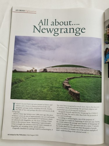 Guinness Obama Newgrange Beehan Swift; Ireland of the Welcome magazine Jul 2020 - Picture 10 of 11
