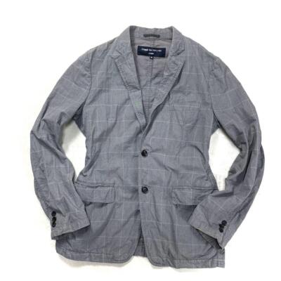 こ*な様 COMME des GARCONS MAN ジャケット　グレー　XS Comme des Garcons Jacket Wrinkled Glen Check Size JP-M Men Japan