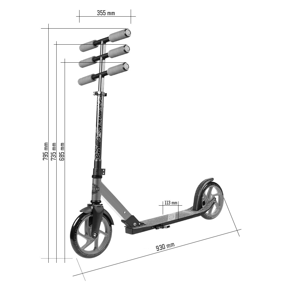 Details zu MGP Madd Gear Cityroller Roller Kinderroller Scooter Tretroller Kickroller Alu HEISSE Aktie