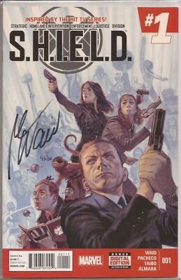 S.H.I.E.L.D. #1 - SIGNED BY MARK WAID -LIMITED SERIES OF 100 COPIES W/COA 96/100