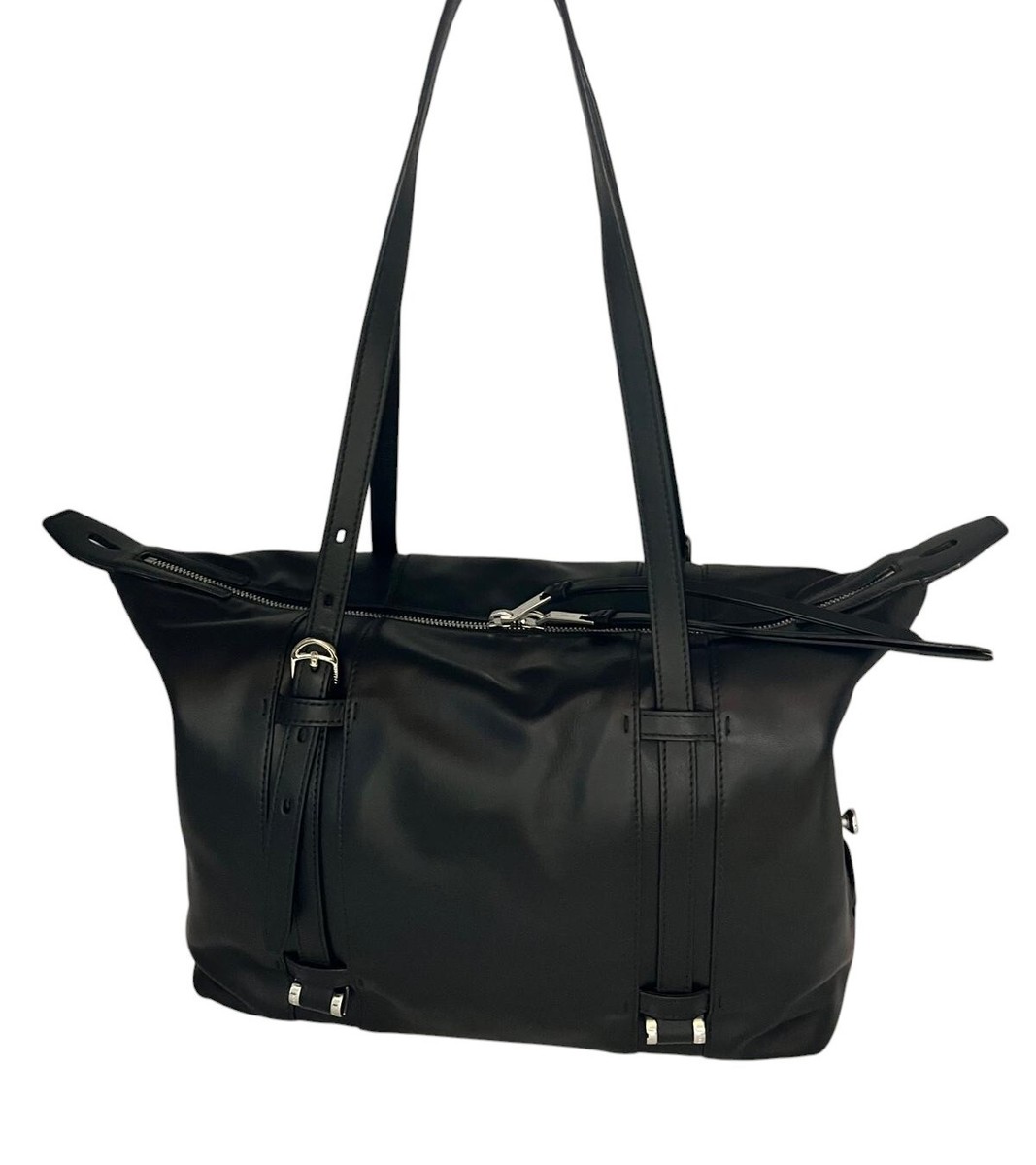 Bally Moonrise Boston 6208530 Ladies Black Leather Handbag MSRP