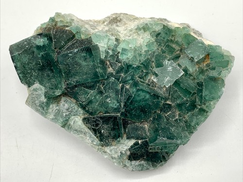 1.4 lb Natural Green FLUORITE Quartz Crystal CLUSTER Mineral Specimens Healing - 第 1/23 張圖片