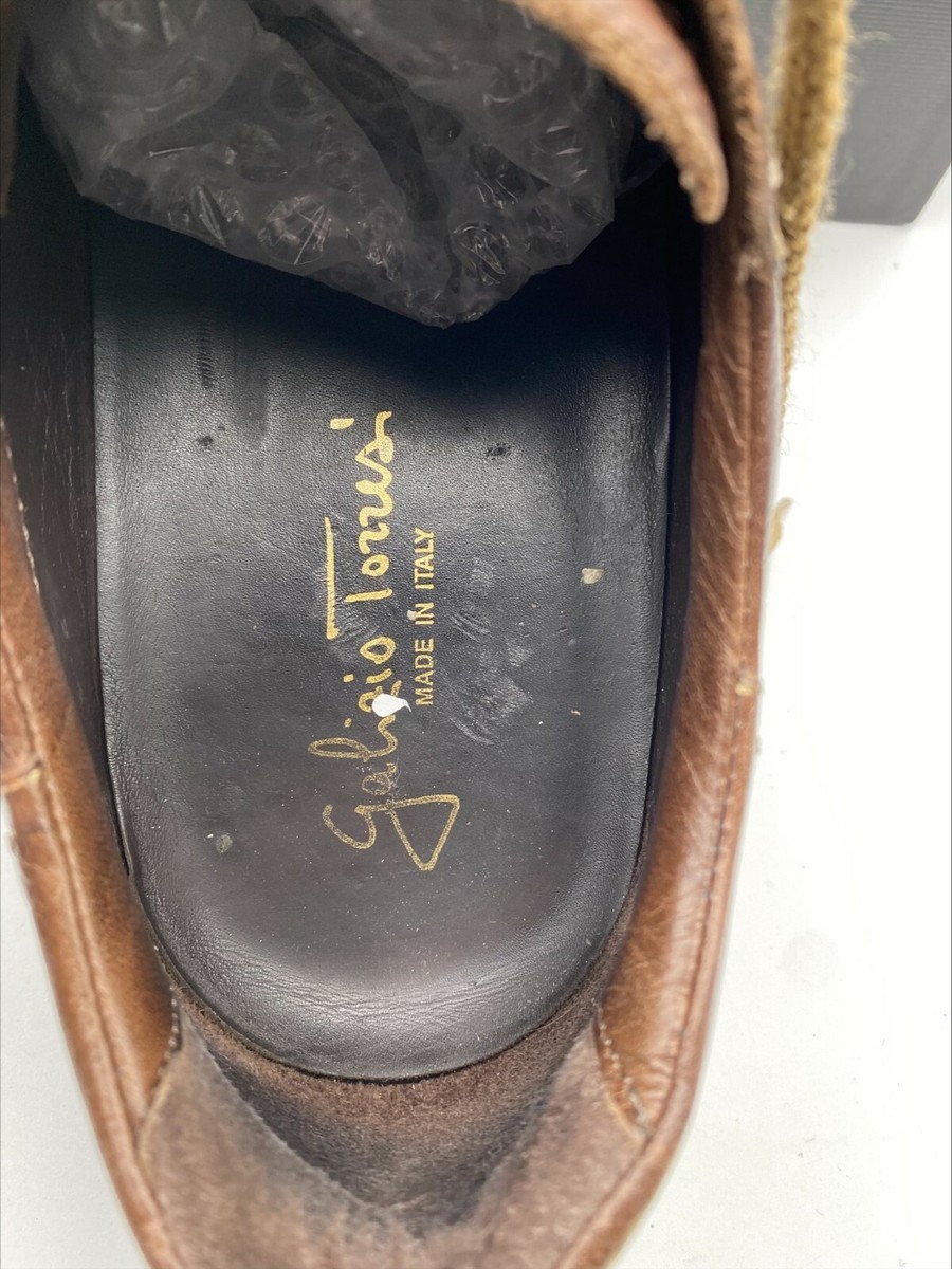 Galizio Torresi 311516 Brown Leather Wingtip Oxford Dress  display picture 1