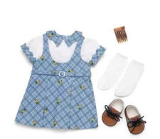 American Girl For 18" Doll  Kit's Kit School Outfit Collection Dress Shoes Comb