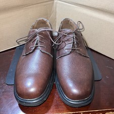 Men  s Leather Hush Puppies Brown Shoes Size 10EW