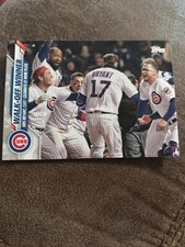 2020 Topps Series 2 Base #469 Walk Off Winner Chicago Cubs Bryant