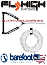 BAREFOOT INTERNATIONAL FLY HIGH WAKEBOARD 100 POLY E PLUS LINE ROPE HANDLE COMBO