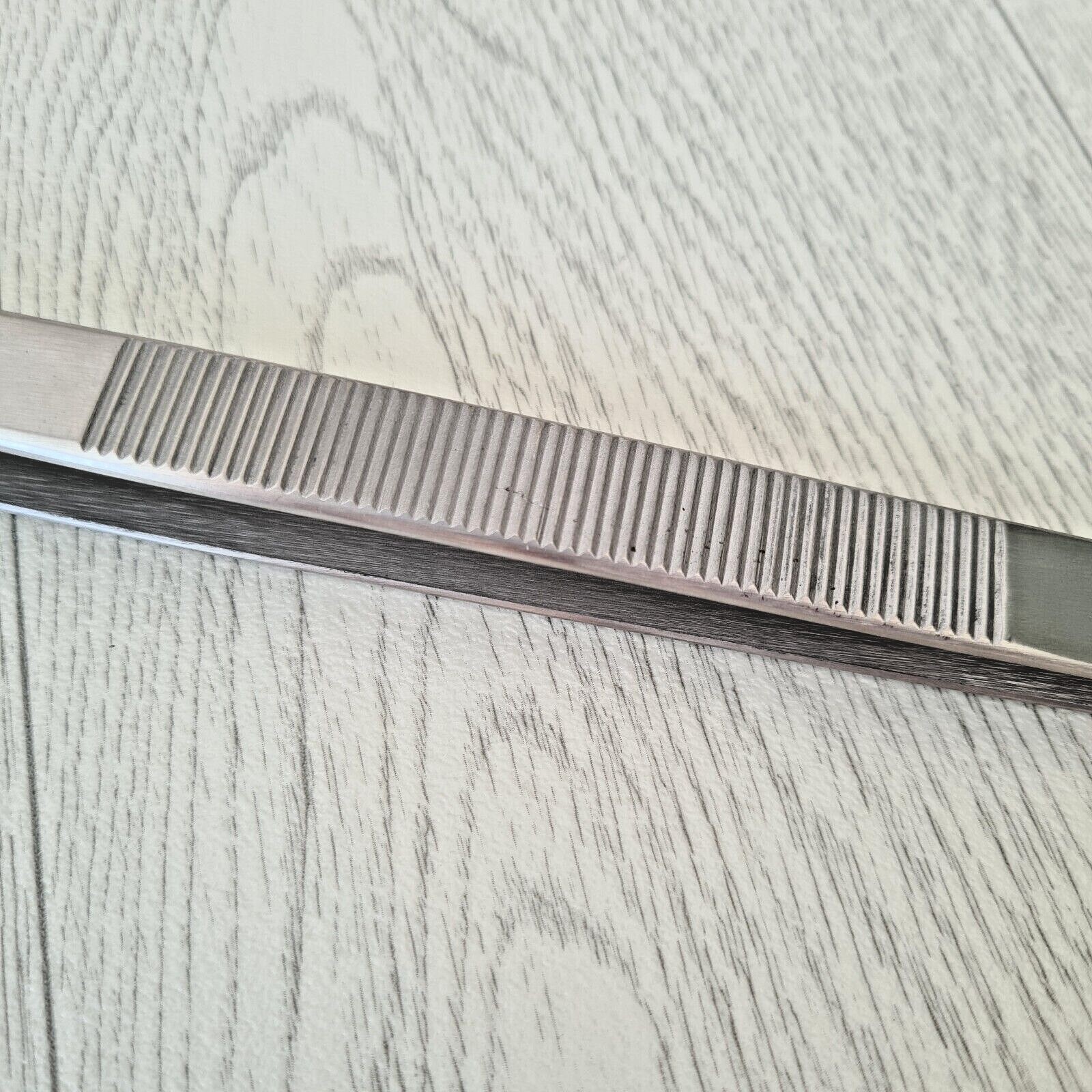 REPTILE LONG REACH CURVED FEEDING TWEEZERS 45cm (18") QUALITY STAINLESS