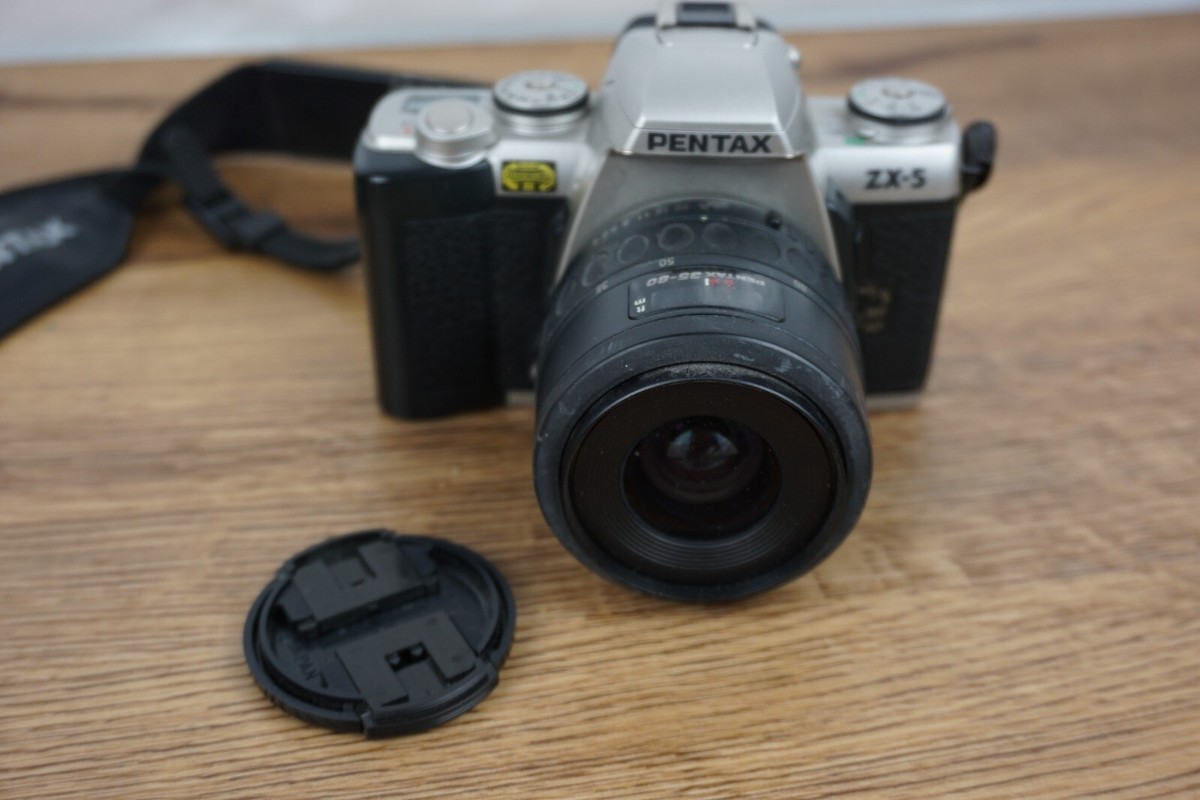 Pentax ZX-5 35MM SLR Film Camera with pentax-F 1:4-5.6 35-80mm