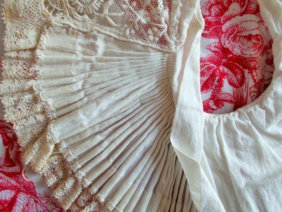 Robe-manteau Poupée Jumeau XIXème – Lainage Dentelle – Taille 10 – France