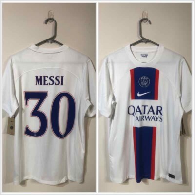 Messi #30 Paris St Germain 2022/23 Medium Euro Away Shirt Nike