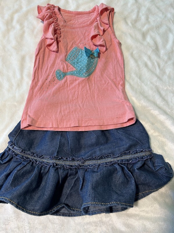 Toddler girl outfit size 3t by Gabriela Aquarela & Okie Dokie